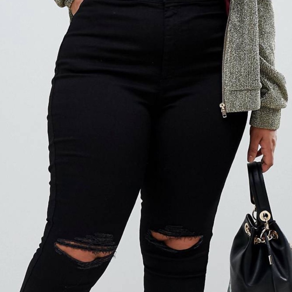 ASOS Curve High Waist Jeans
